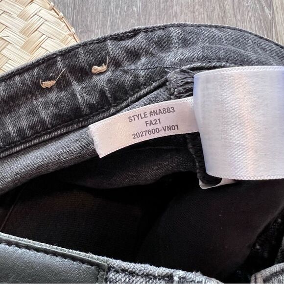 Madewell the curvy perfect vintage jean in black‎ womens size 26 - Picture 8 of 9